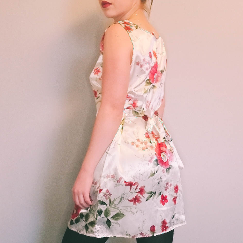 VINTAGE RACHEL ALAN Silk Shift Dress